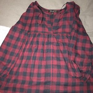 Cute flannel blouse